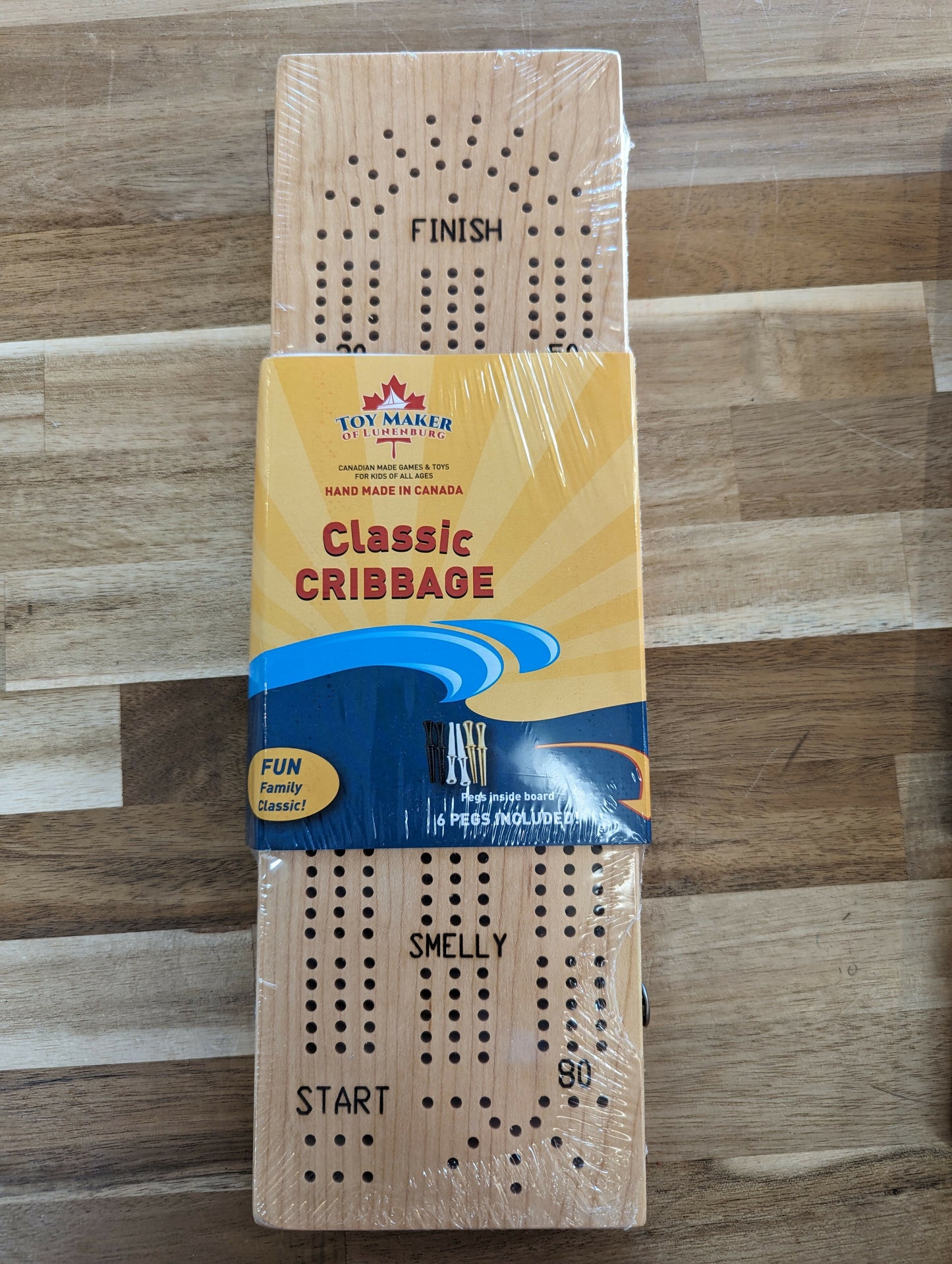 Classic Cribbage Board - Handcrafted