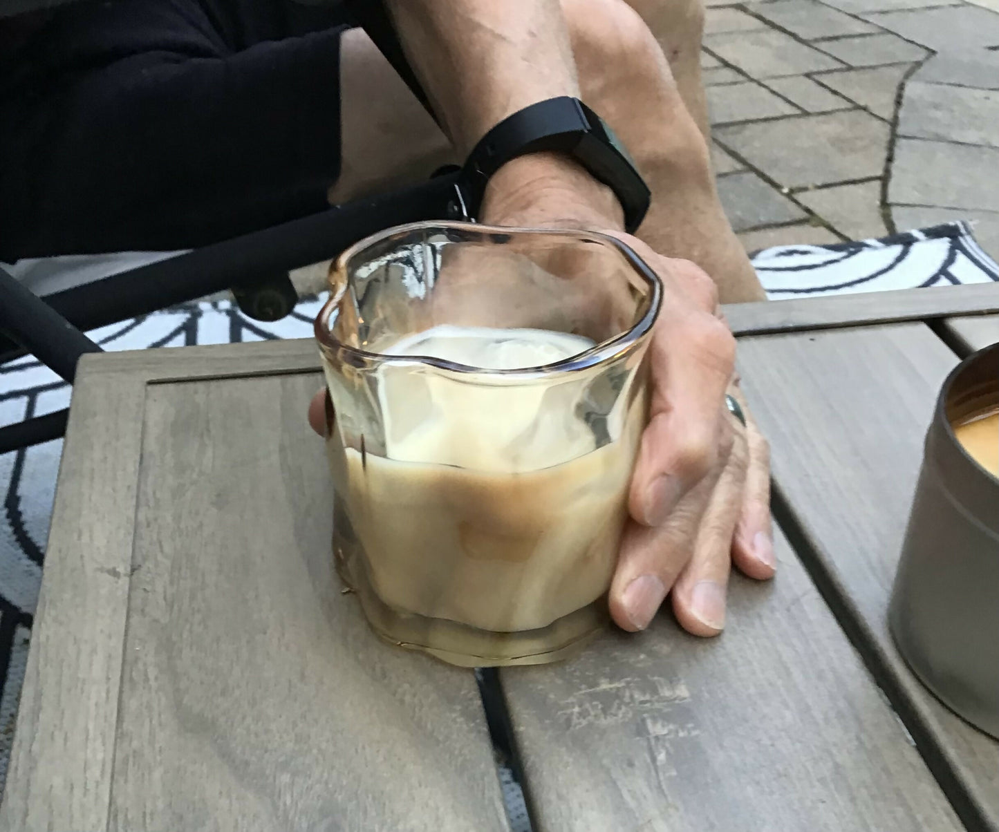 French Lavender Clear Twisted Glass Soy Candle