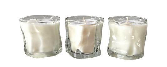 Twisted Glassware Candle - French Lavender