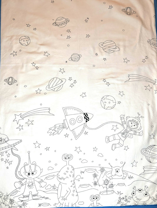 Colour Me Space Floor Mat