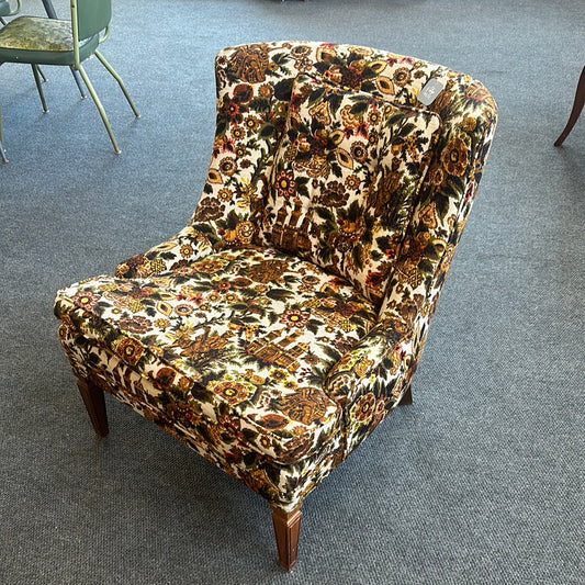 Retro Fabric Armchairs