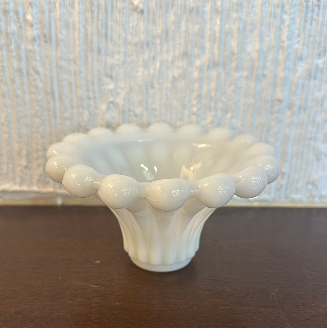 Milk Glass Candlestick