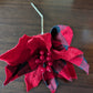 Plaid felt poinsettia pick 6.99  6