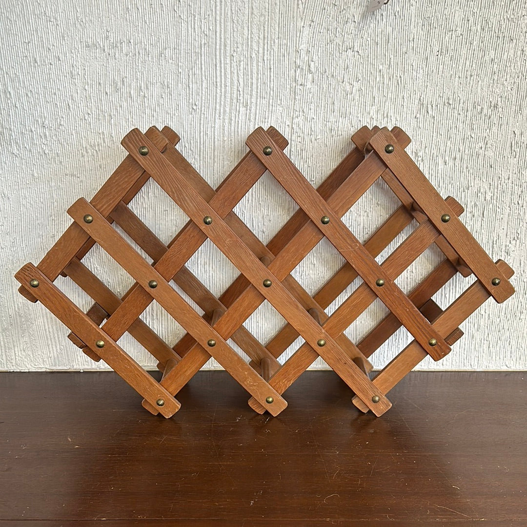 Accordion Wooden Wine Rack