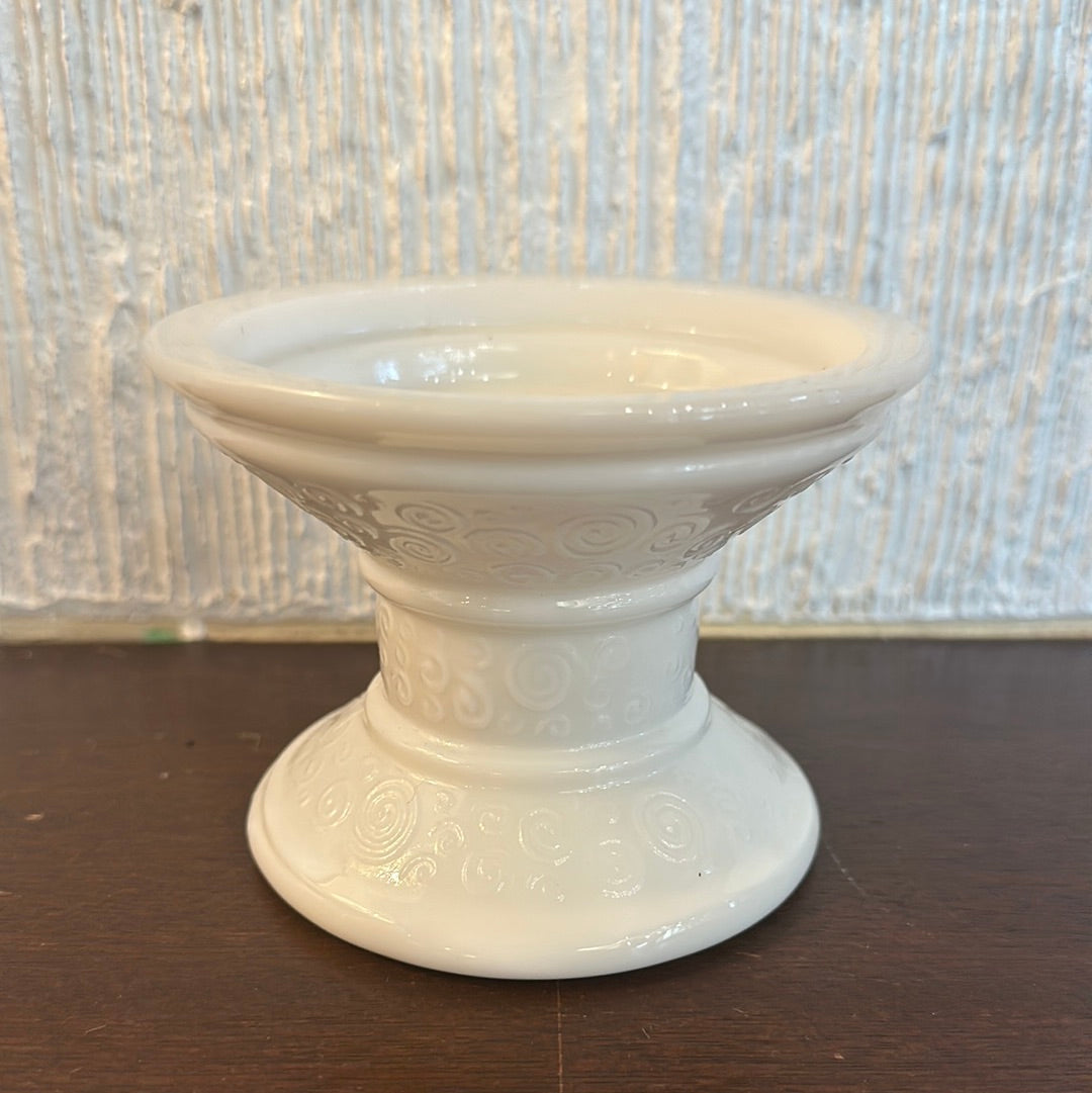 Milk Glass Candlestick