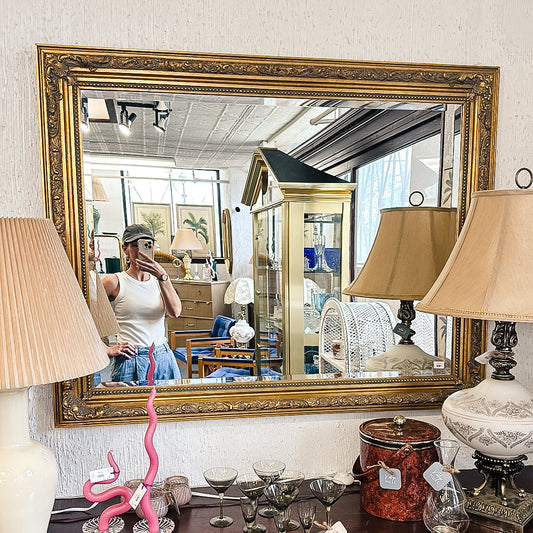 Antique Gold Oversized Mirror