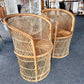 Wicker Barrel Chair