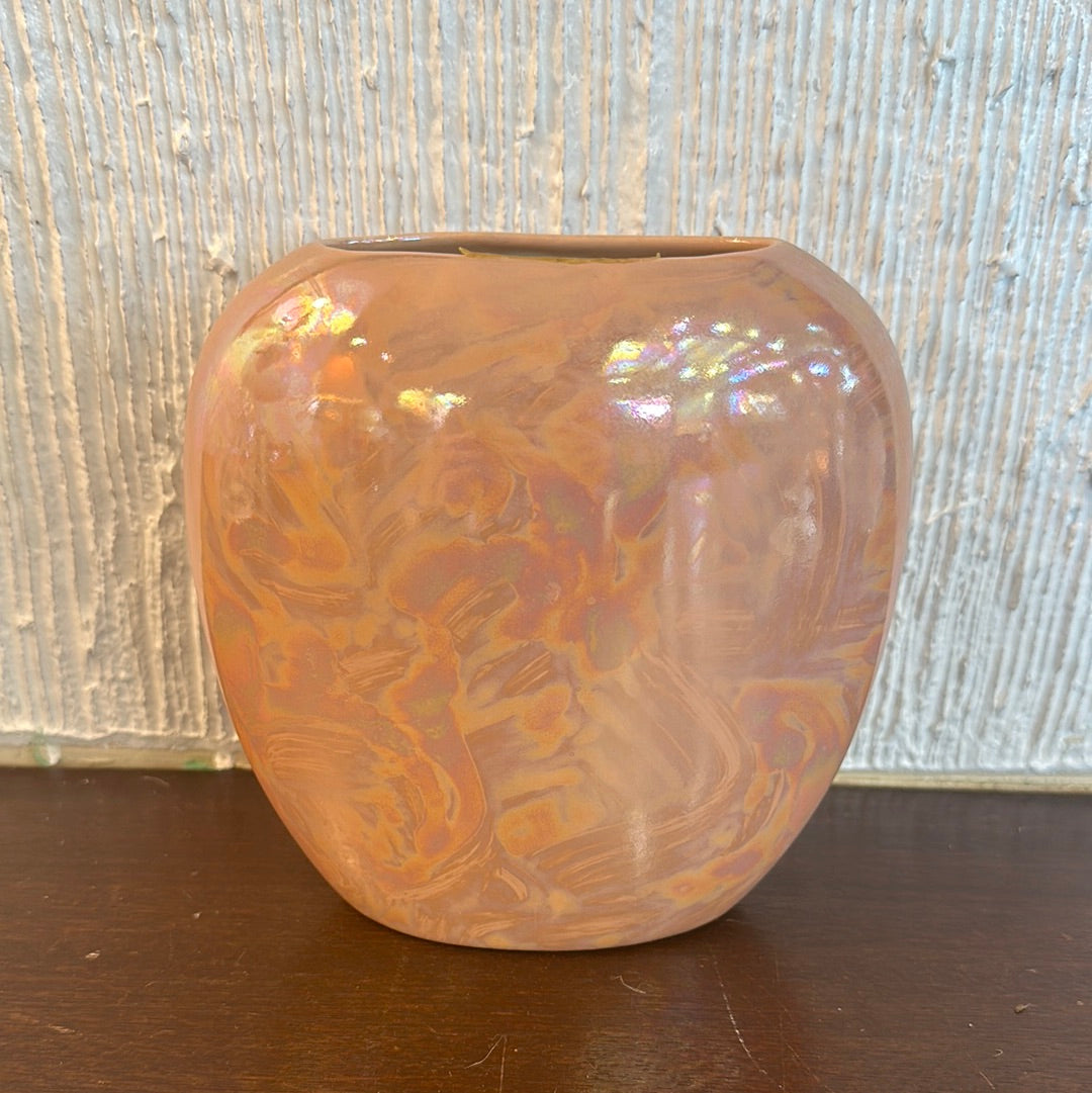 Iridescent Blush Vase