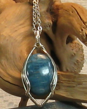 Apatite Argentium Sterling Silver Necklace