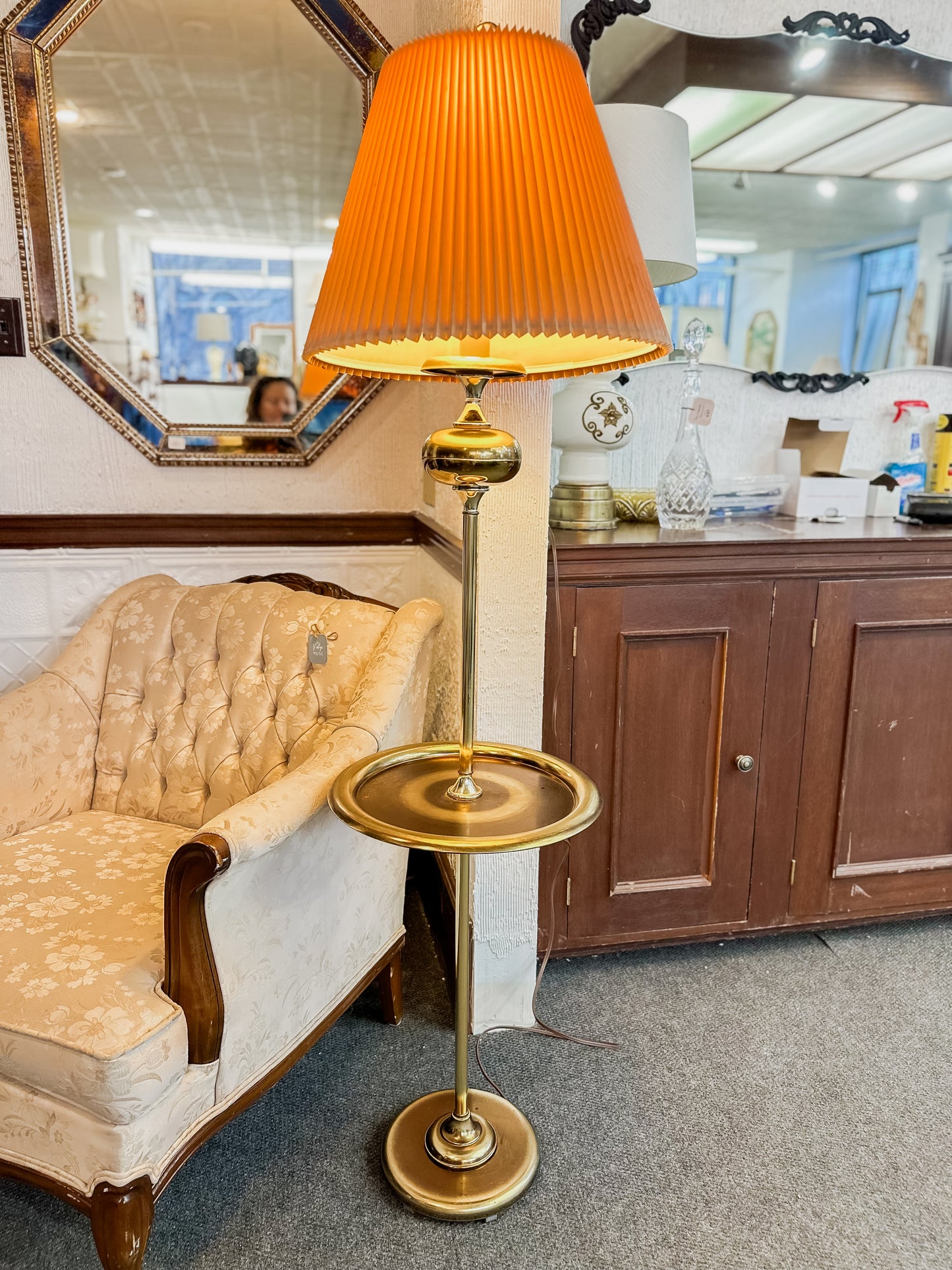 Brass Plated Table Lamp