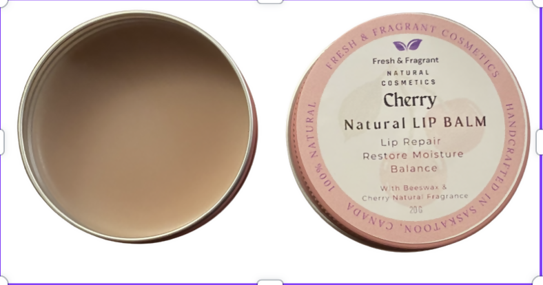 Natural Cherry Lip Balm