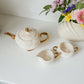 Ellgreave Iridescent Ivory Tea Set