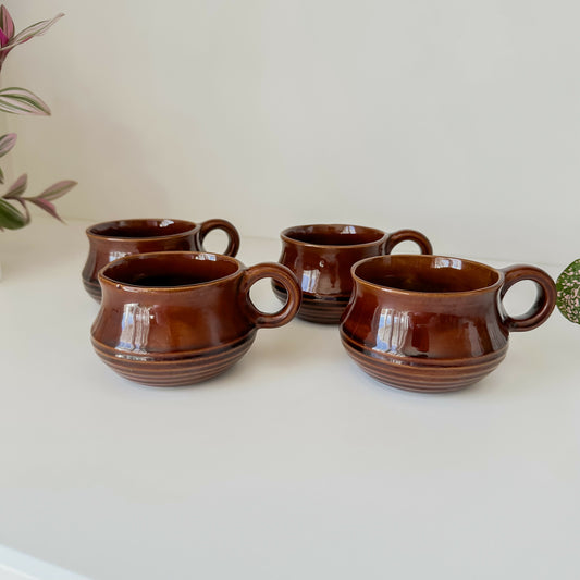 Earthy Chocolate Duncan Mugs