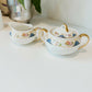 Noritake Gold Accented Floral Set