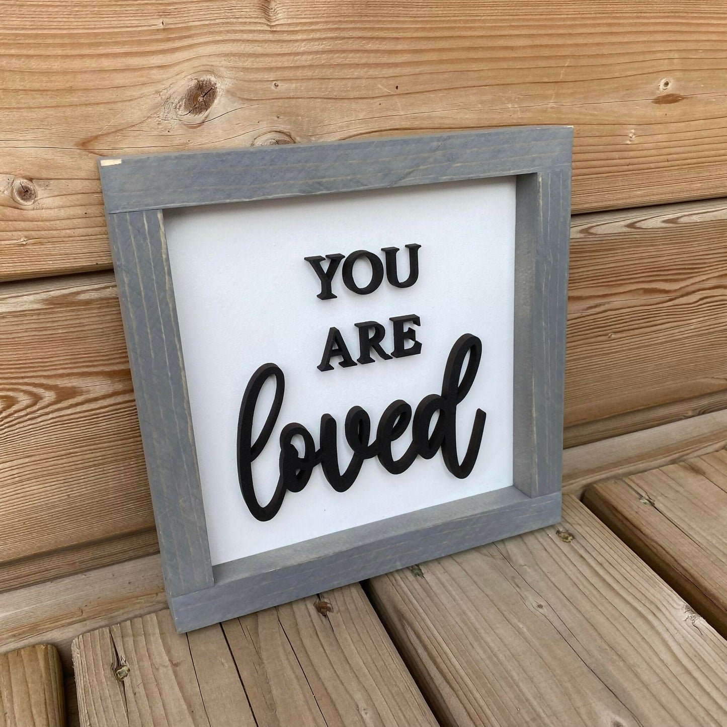 You Are Loved 3D - Weathered52