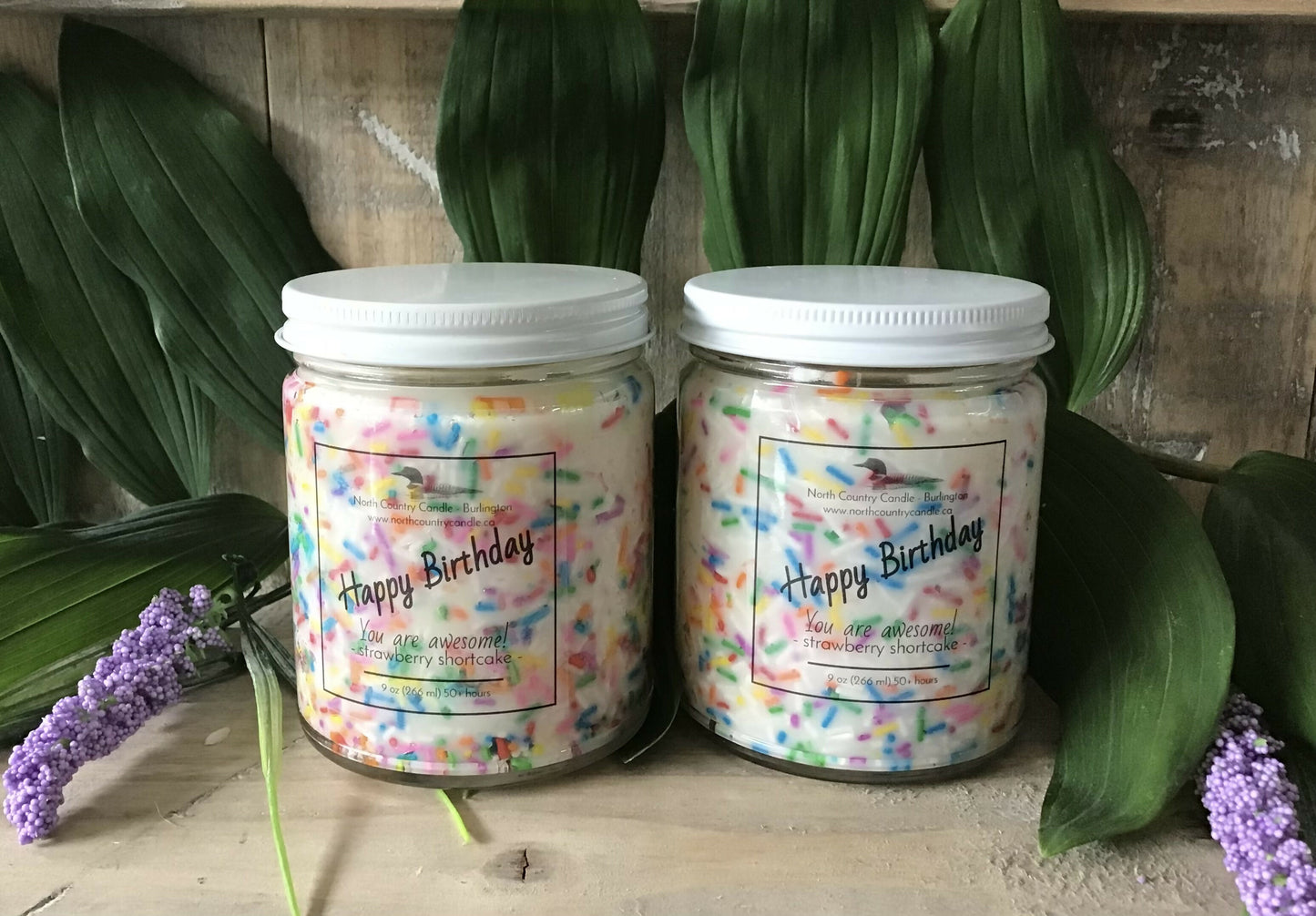 Sprinkle Style Soy Wax Birthday Candles