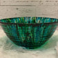 DECORATIVE BOWL, BLUE, GREEN, AQUA
