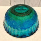 DECORATIVE BOWL, BLUE, GREEN