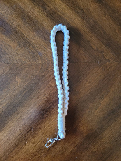 Macrame Wristlet Keychain