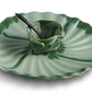 Hilborn Pottery Wavy Set, 2 pc with Rosewood Spoon