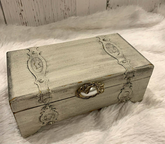 REFINISHED JEWELRY BOX