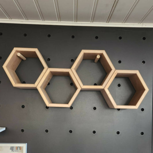 Hexagon Shelves