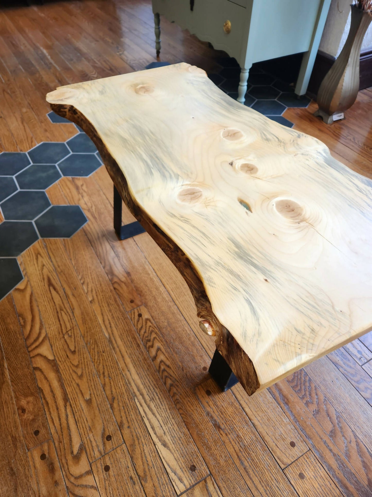 Live edge coffee table