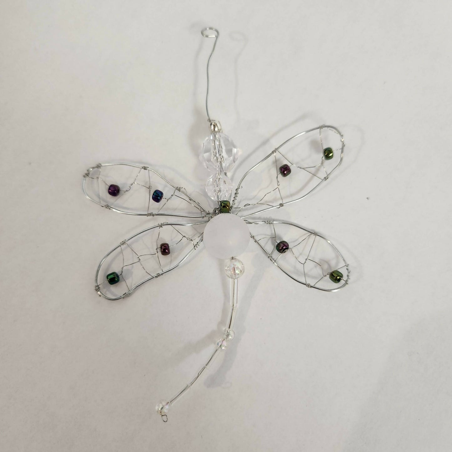 Beaded Dragonfly Decor with Hanger