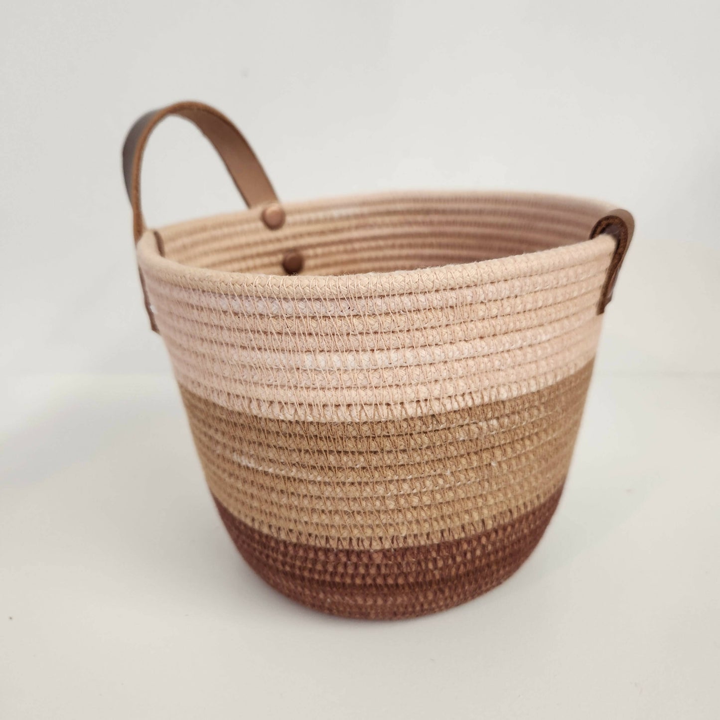 Rope Basket with one handle