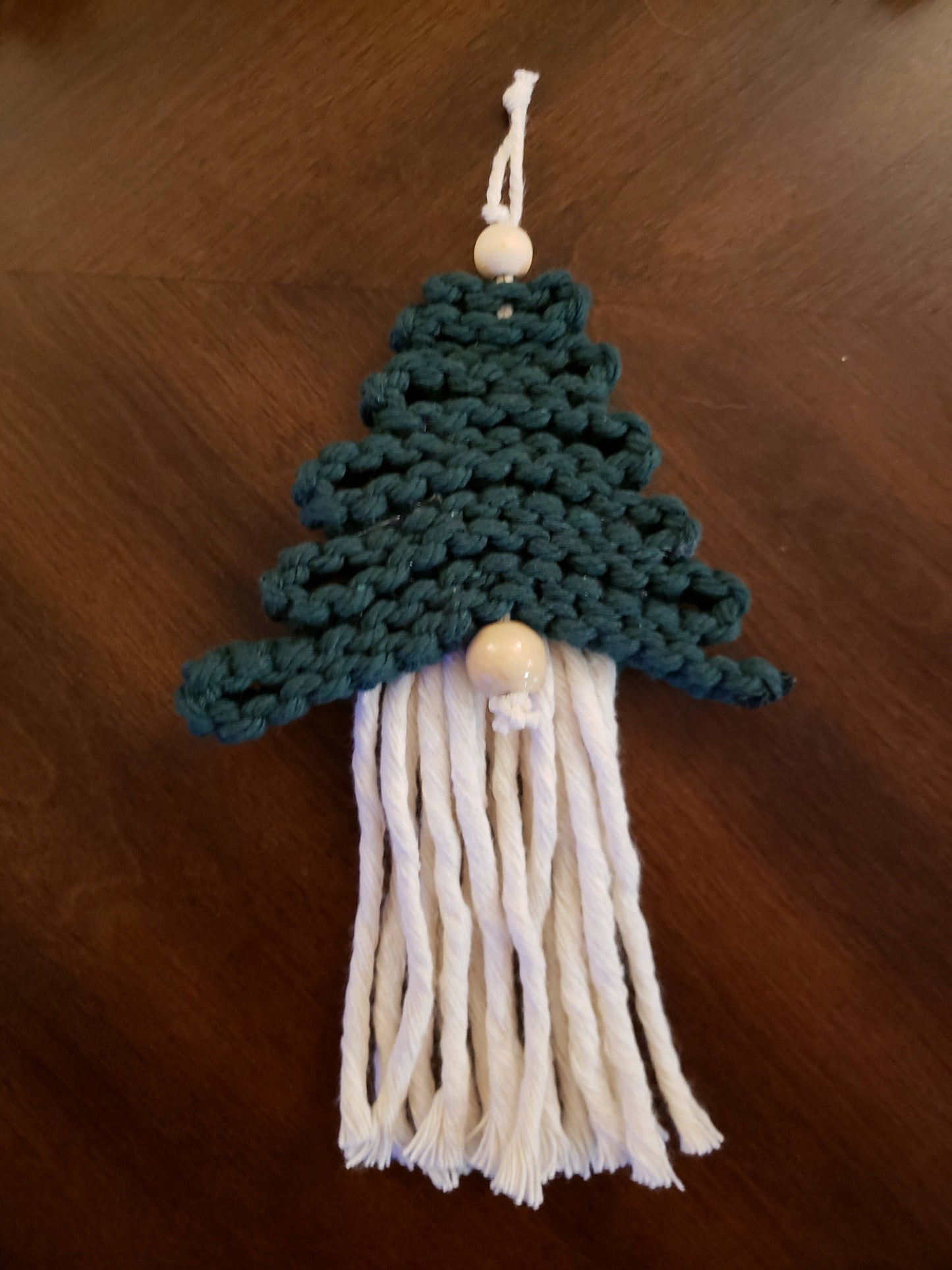 Macramé Christmas Ornament Gnomes