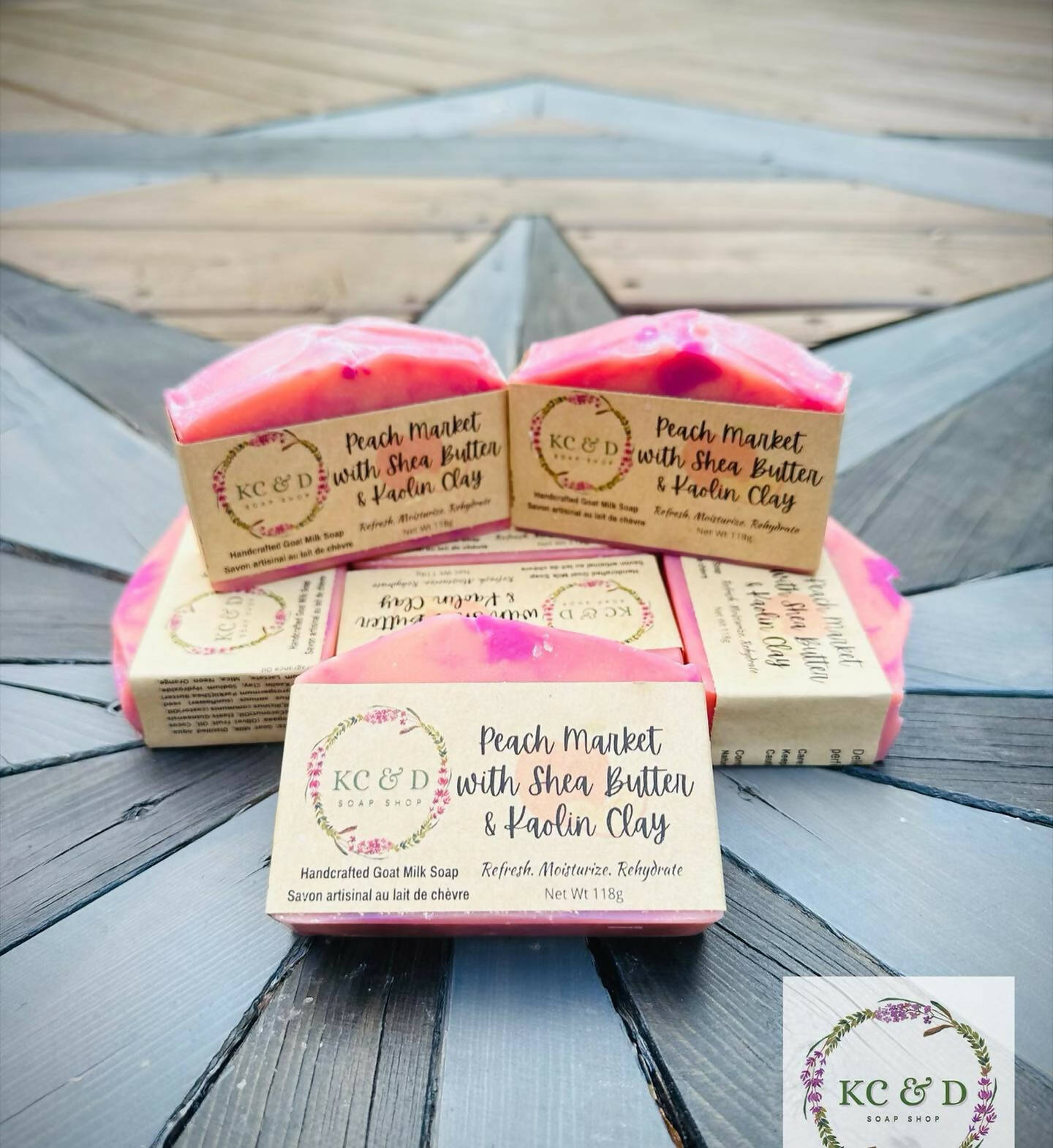 Goat Milk Soap: Peach Market