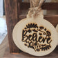 Engraved Birch Ornaments