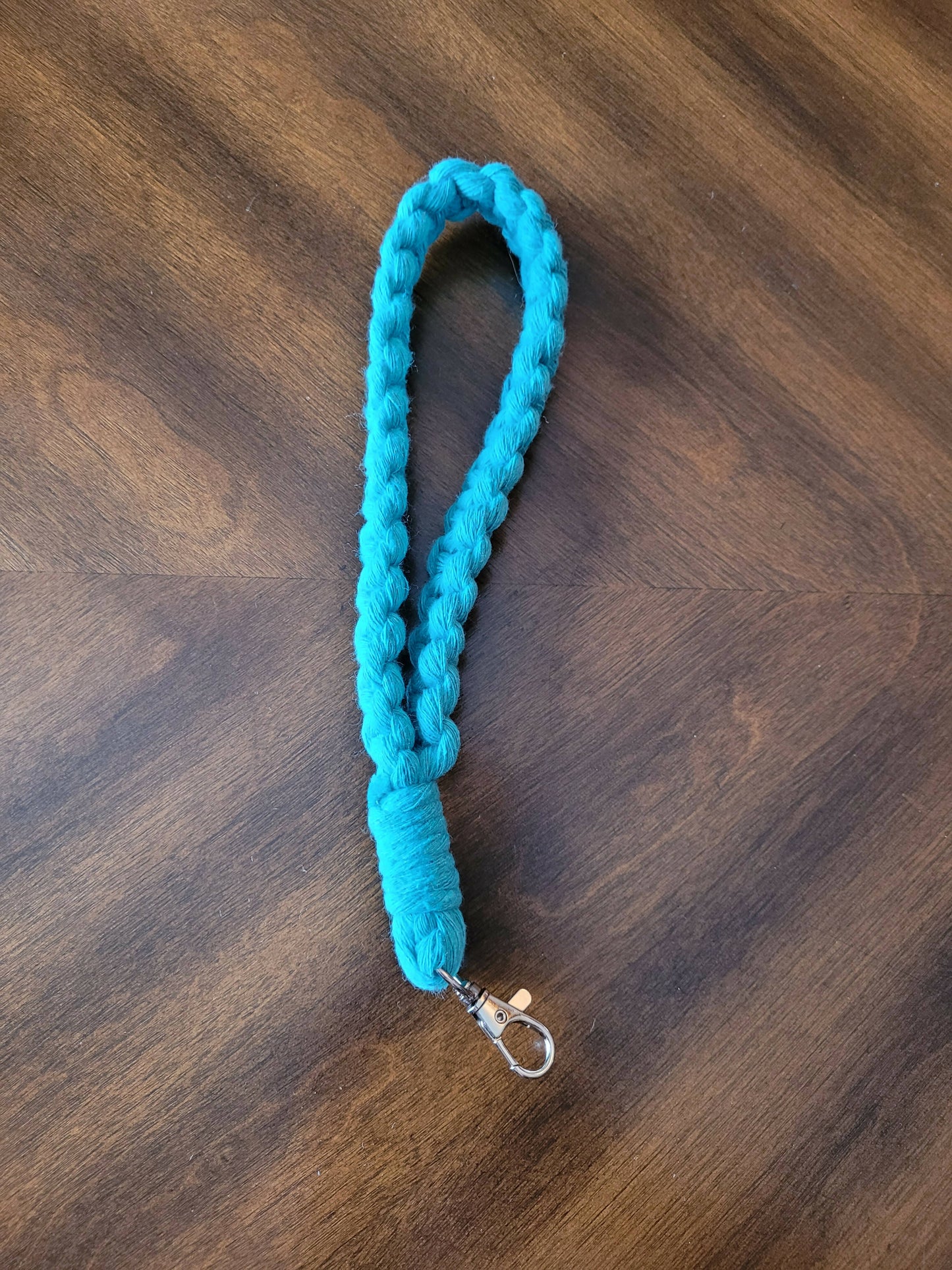 Macrame Wristlet Keychain