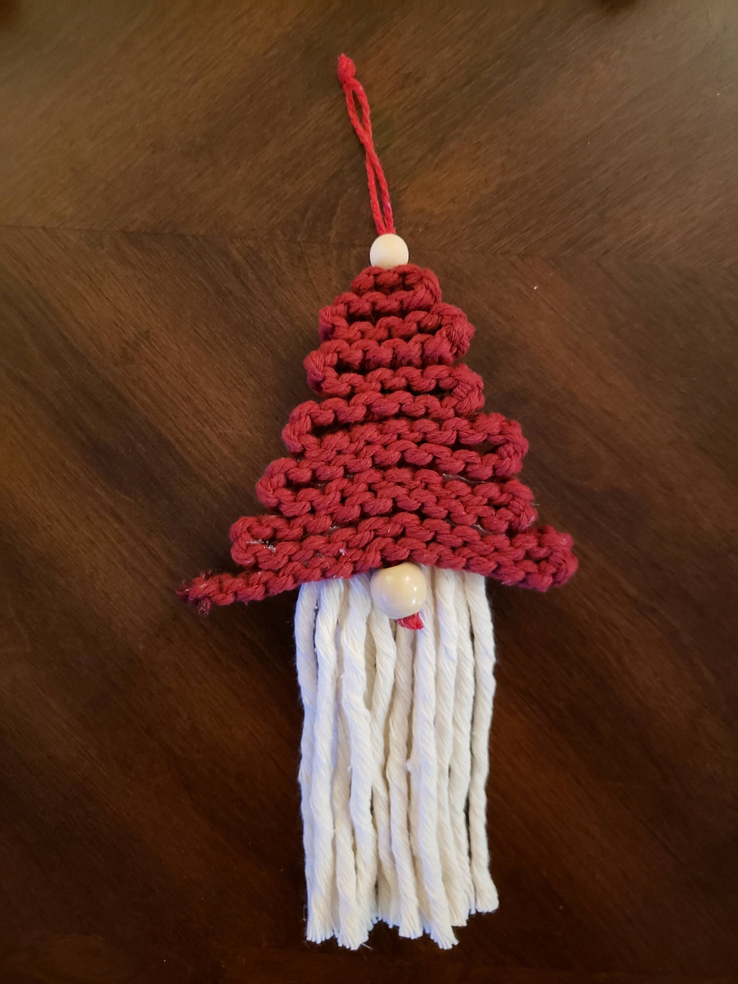 Macramé Christmas Ornament Gnomes