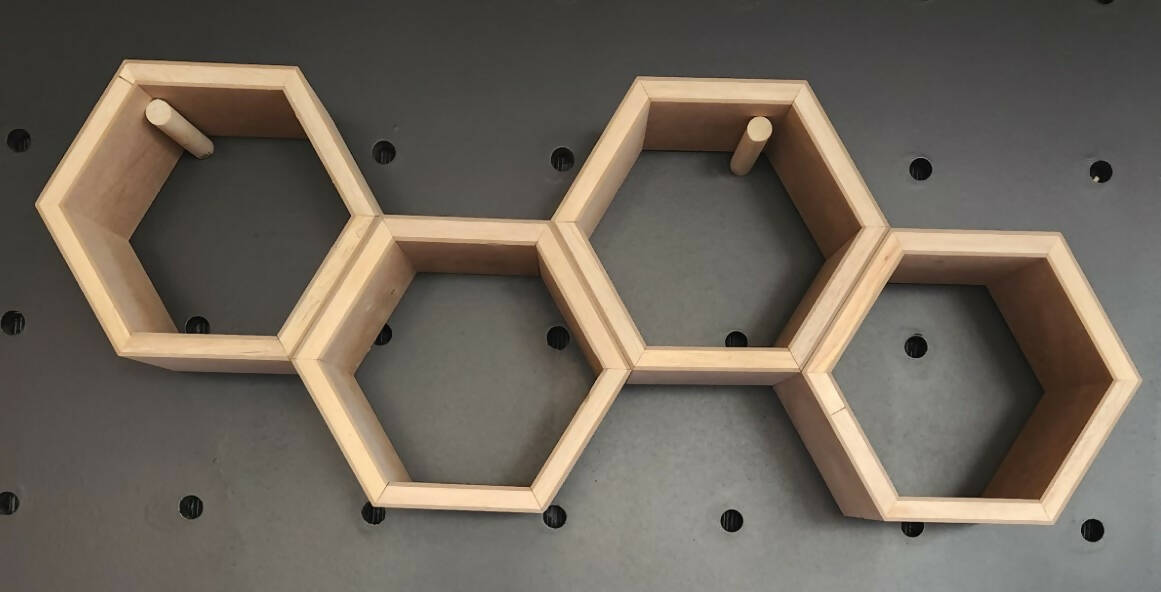 Hexagon Shelves