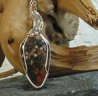 Ocean Jasper Argentium(R) Sterling Silver Necklace