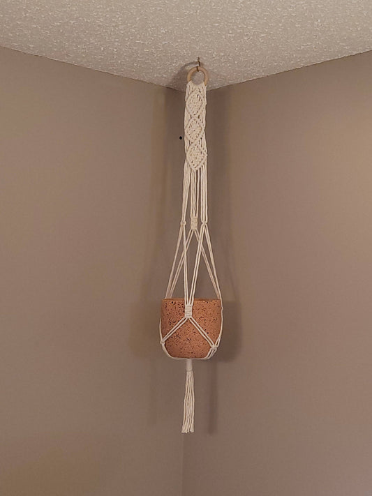 Macramé Plant Hanger Diamond Small