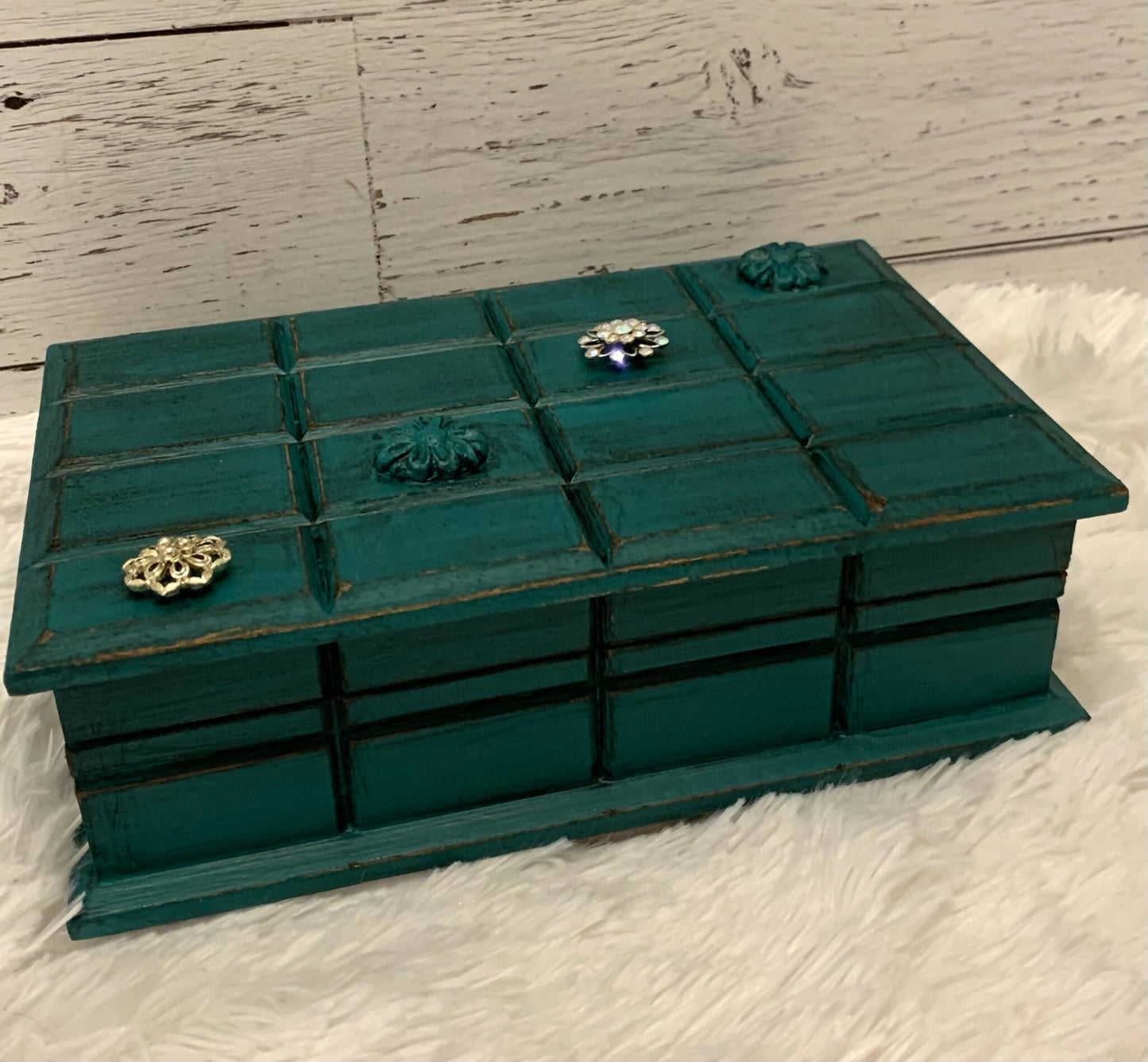 REFINISHED JEWELRY BOX