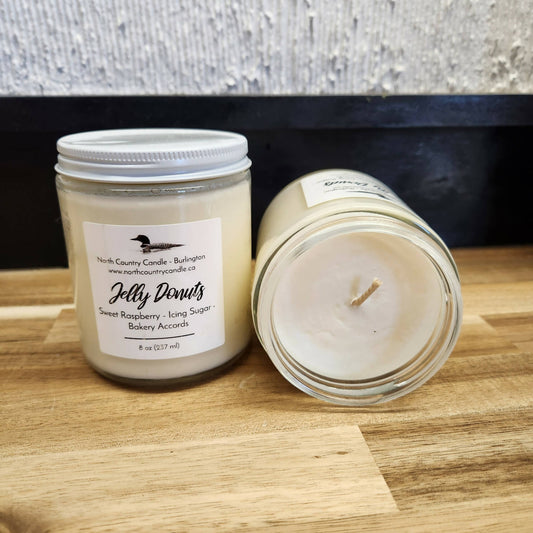 Jelly Donuts - 8 oz Soy Wax Candle