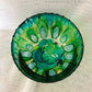 DECORATIVE BOWL, BLUE, GREEN