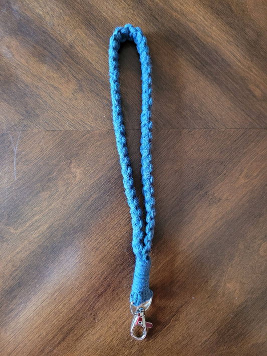 Macrame Wristlet Keychain