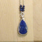 EXTRA LONG Lapis Lazuli Argentium Sterling Silver Necklace