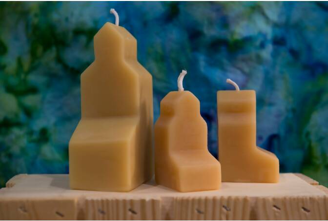 Joan's Beeswax Candles - Locally Made!