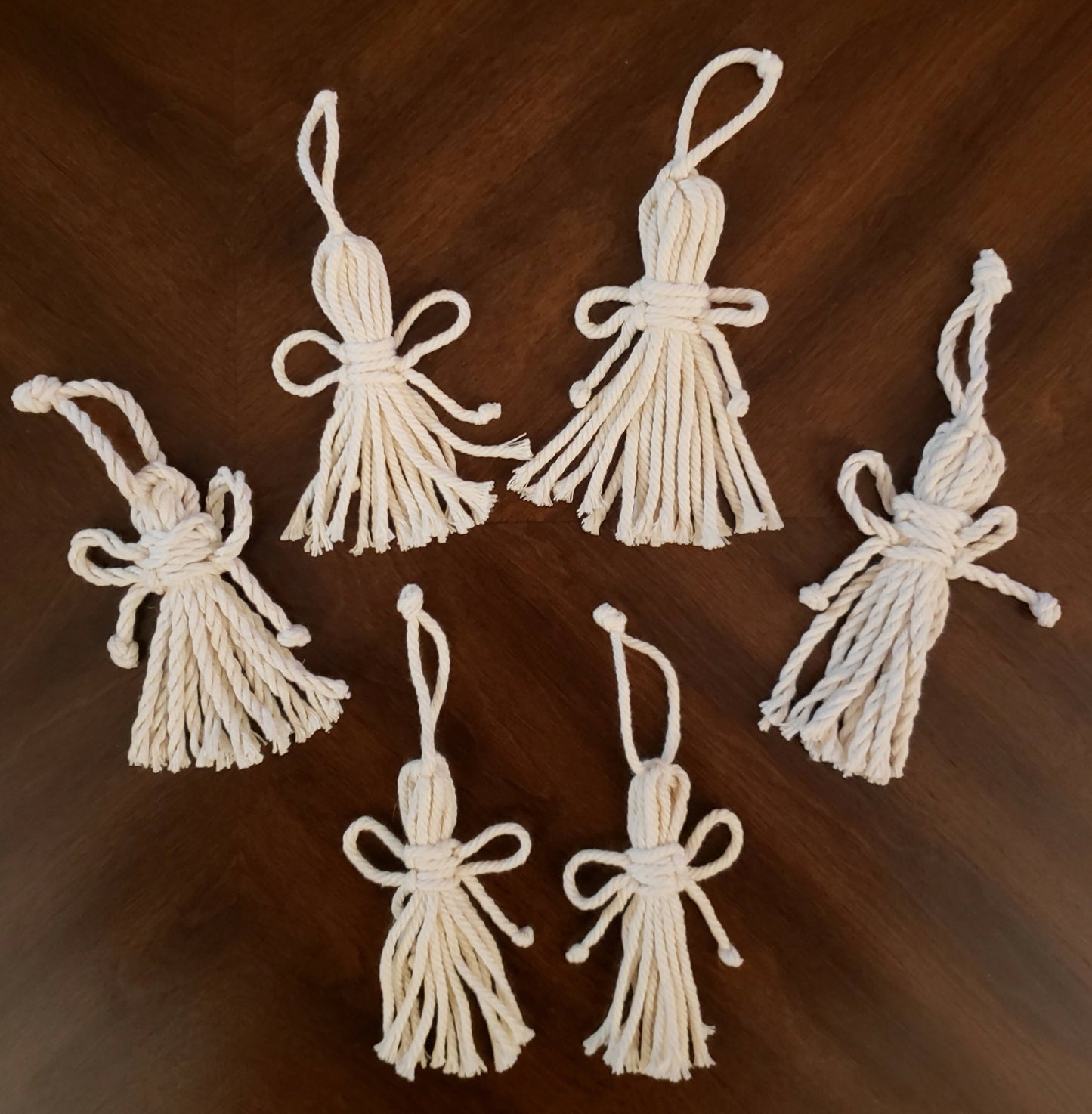 Macramé Christmas Ornament Angel