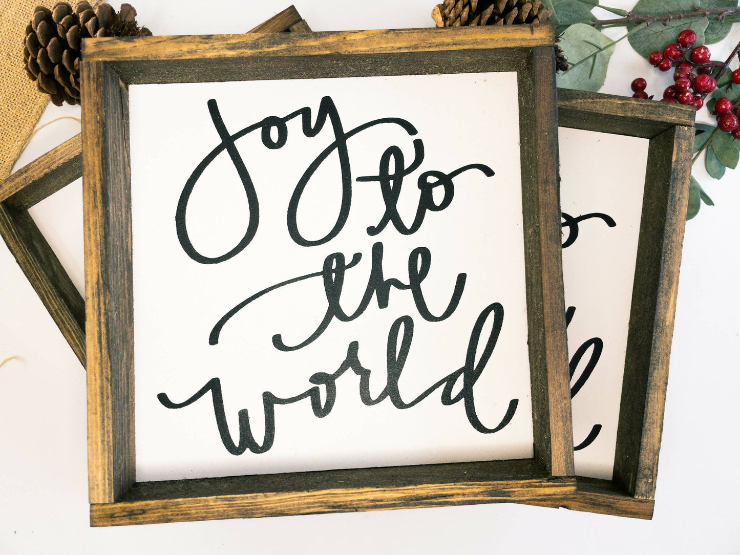 Joy to the World l Wood Signs