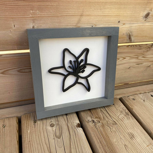 Lily 3D Sign