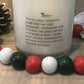 Christmas in July Sale-Sugared Snowflakes - 16 oz Beer Can Glassware