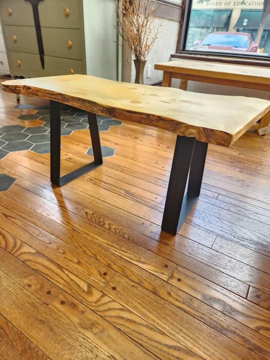 Live edge coffee table