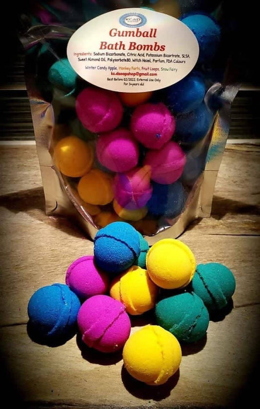 Gumball Bath Bombs