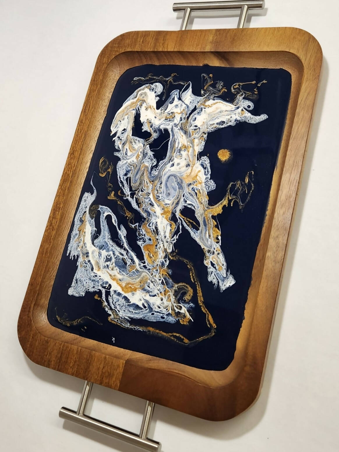 Navy Resin Tray